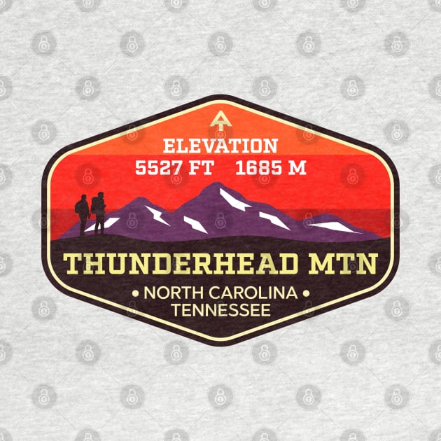 Thunderhead Mountain -  North Carolina / Tennessee - Appalachian Trail Mountain Climbing Badge by TGKelly